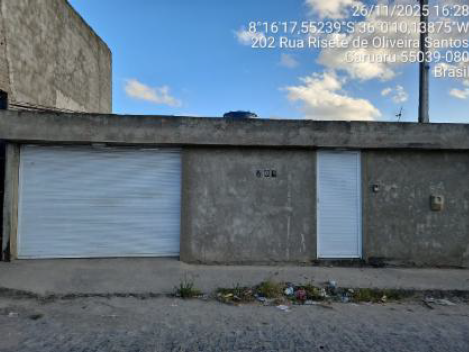Casa em Caruaru, Maria Auxiliadora, RUA RISETE DE OLIVEIRA SANTOS, 201, LOTEAMENTO PARQUE RESIDENCIAL MARIA AUXILIADORA II, PE. Área: 68.38m2